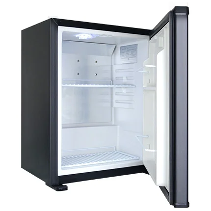 ORBITA  Black Door  Hotel Absorption 30L 40L 60L Portable Stainless Steel Thermoelectric Silent Mini Bar Refrigerator