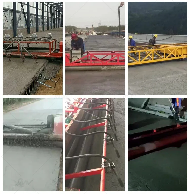 Factory supply construction paving machine Concrete roller paver road levelling screed machine for sale