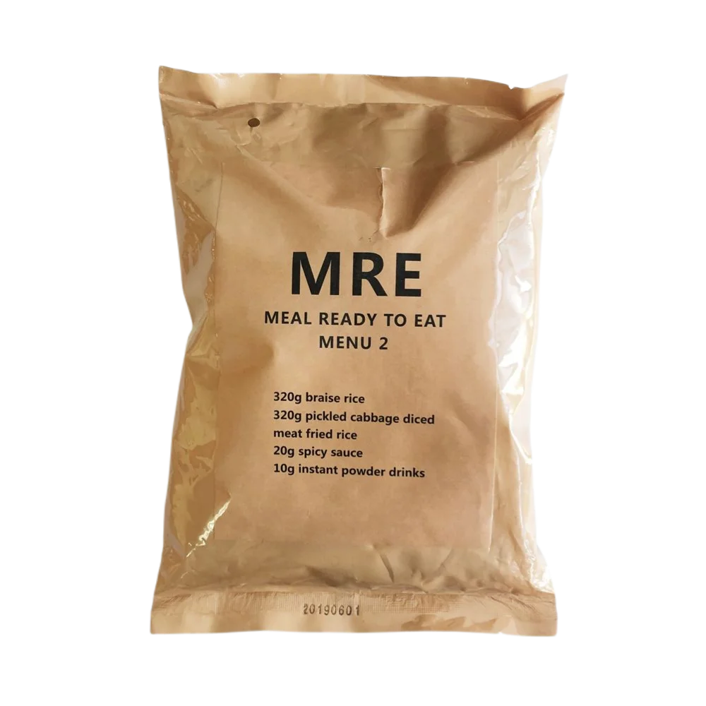 Military Quality Meal Ready to Eat Army Food Ration Emergency Food Rations Instant MRE