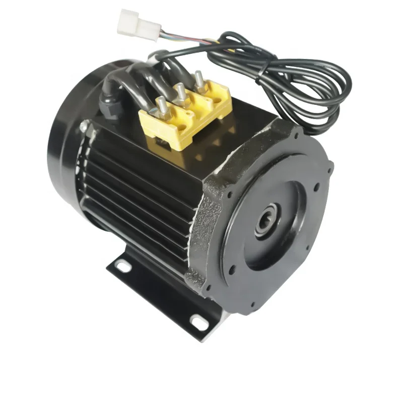 Hot selling DC brushless motor with cooling fan 1800-4000W  Inner 9 gear motor 48-72V refitted electric tricycle, forklift, etc