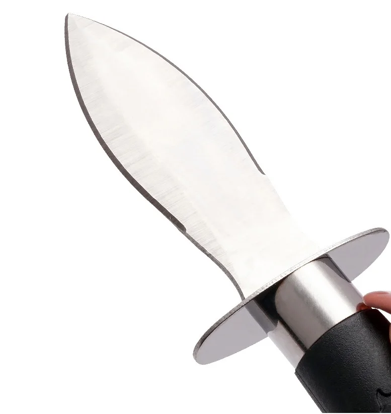 Hot Sale Stainless Steel Oyster Knife Shucker Seafood Opener with Non Slip Handle Opener for Shellfish