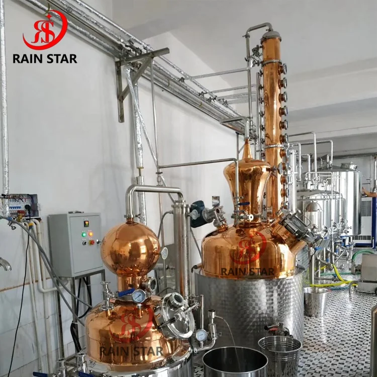 250 liter 300 liter RS Stainless Steel Distillery Machinery Still Type Distill Alcohol Copper Still Moonshine