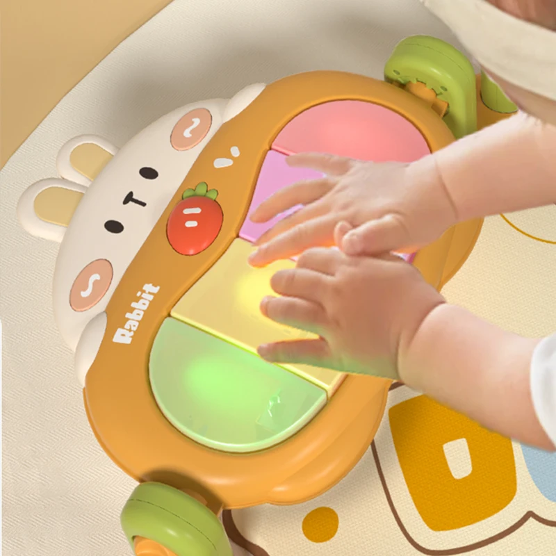 Musical Baby Activity Gym Rack Play Mat Kid Rug Puzzle Mat Carpet Piano Keyboard Infant Playmat Crawling Game Pad Baby Toy Gift
