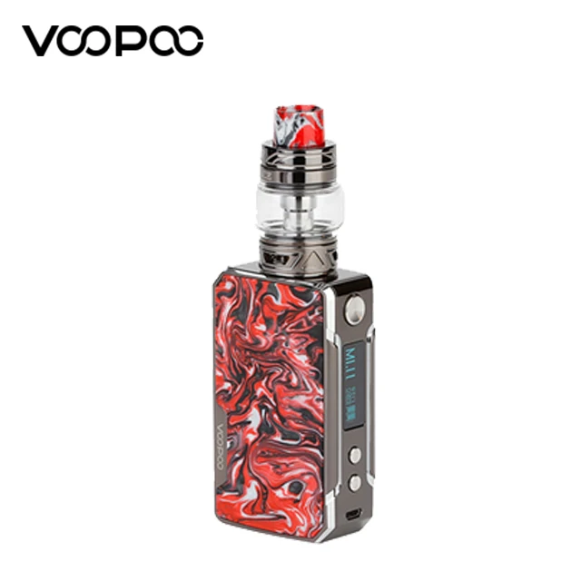 
2019 new e cigarette vape mod VOOPOO DRAG Mini Platinum 117W Kit BOX MOD 4400mAh 