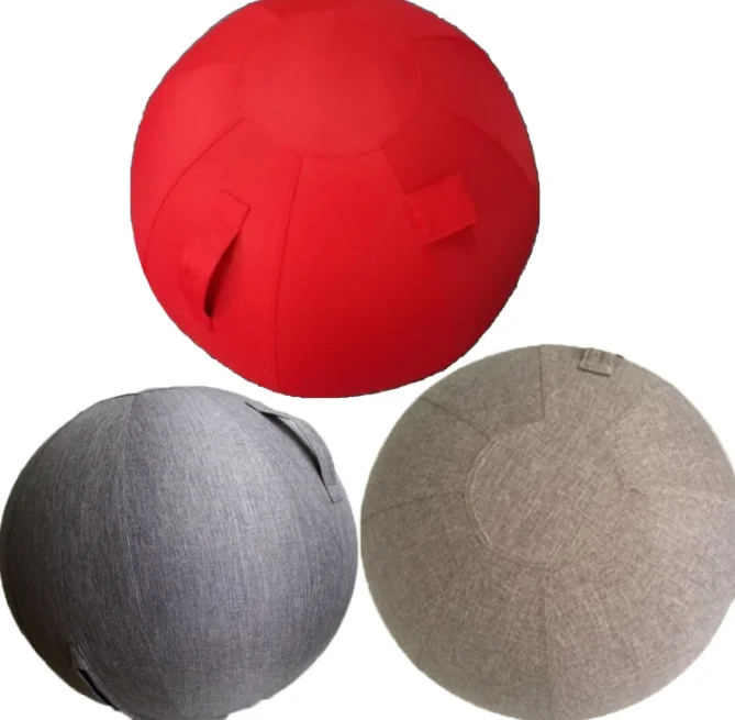 hotsale 65cm gym yoga ball chair with cover as a Balance Ball or Stability Ball
