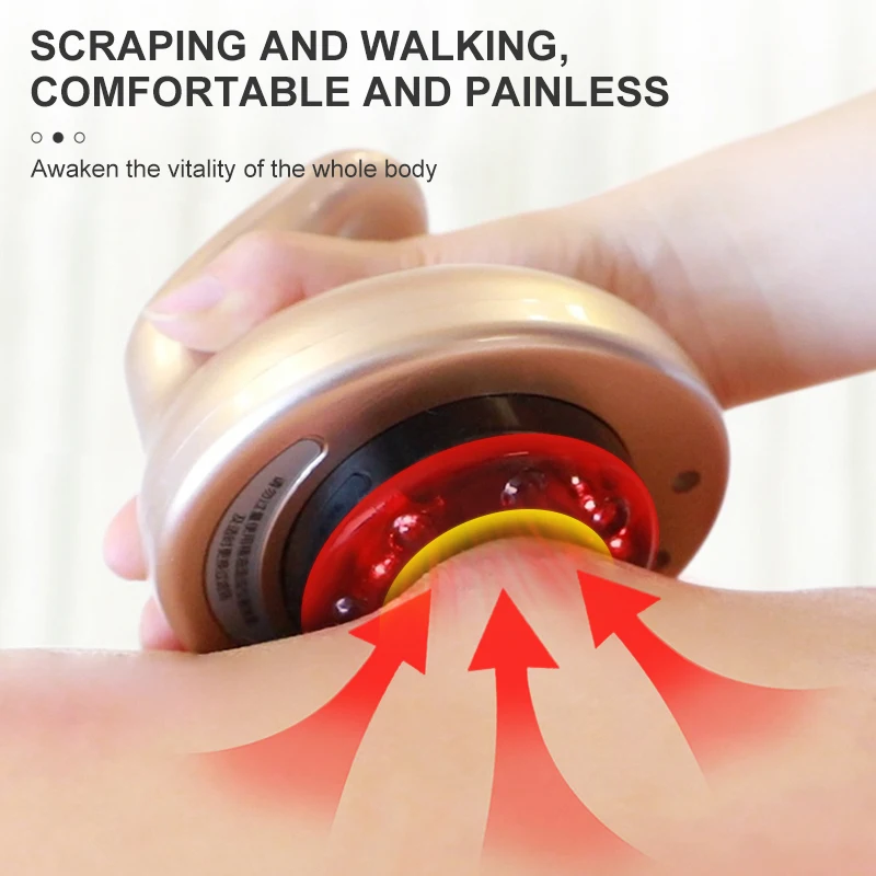 Electric Cordless Cellulite Cupping Scraping Guasha Suction Massage Machine