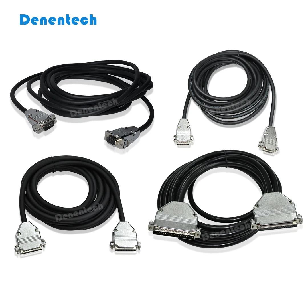 Hot Selling 15P Dual rows cable d-sub male to female D-SUB db9 rs232 cables for PCB