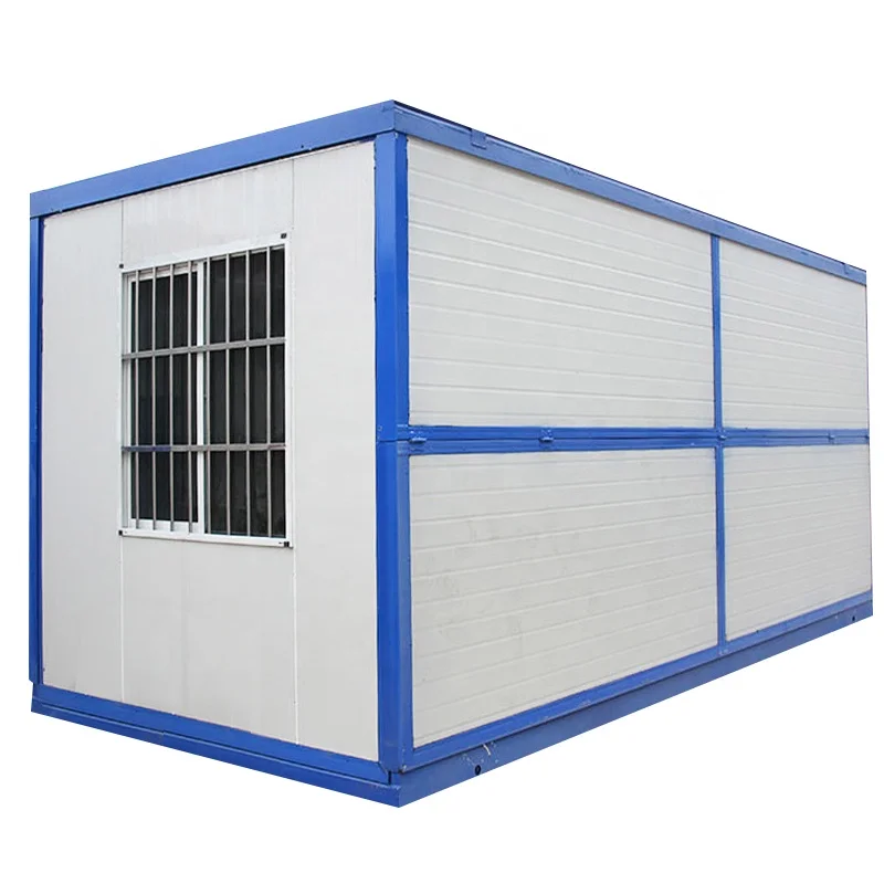 20 ft Mobile Folding Container house Van House For Office And cabins prefab house homes