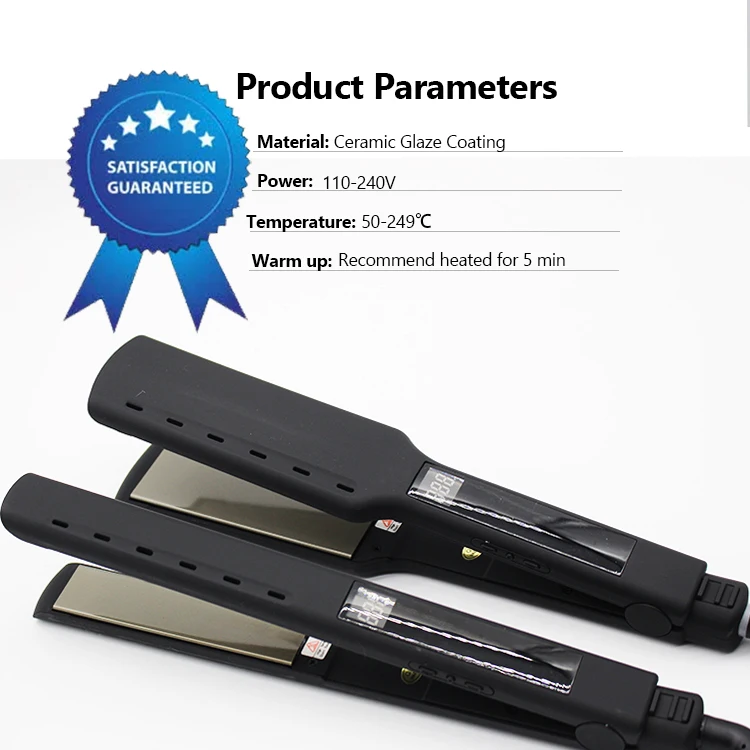 OEM Customized Hair Straightener Plate Steam Flat Iron Curler professional flat iron steam hair straightener ceramic