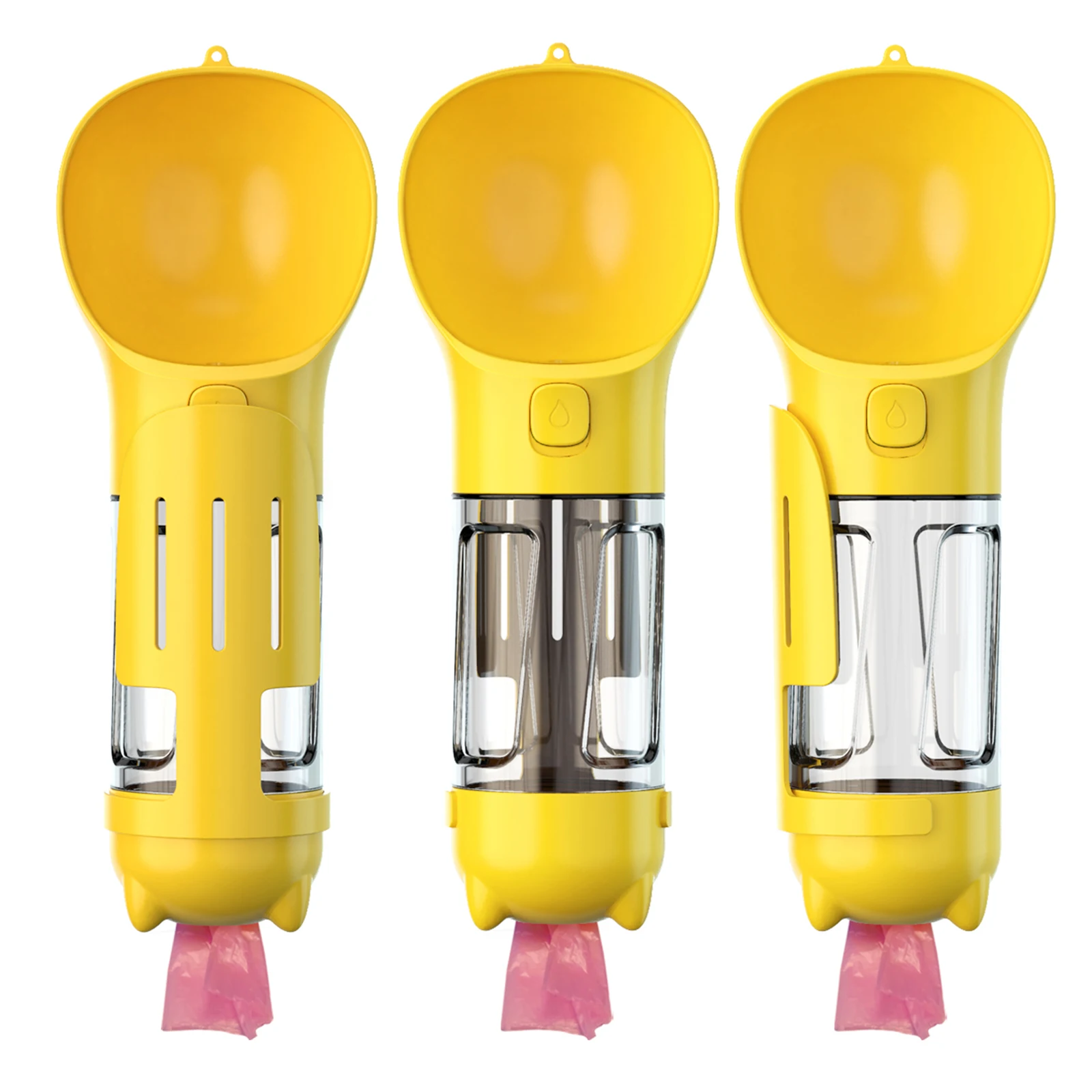 Customized Multifunctional Portable 300ml 500ml Dog Food Container Water Bottle