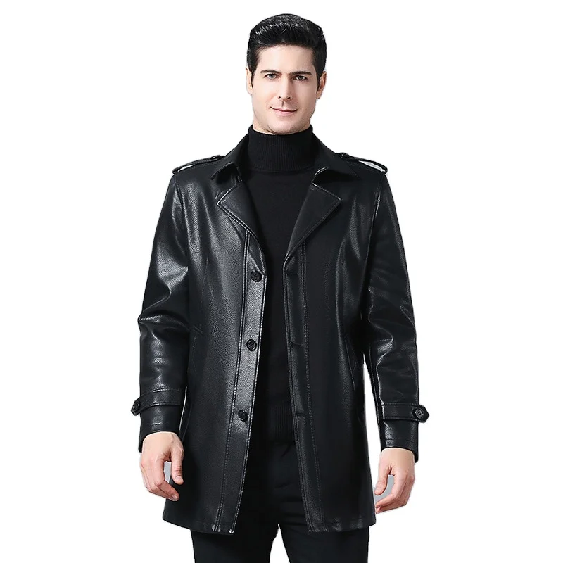
High quality genuine leather jacket men lamb leather jacket sheepskin fur coat 