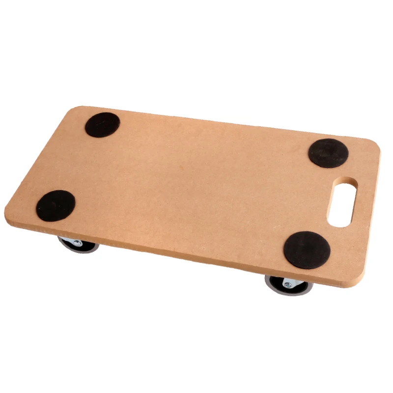 Round and rectangle trolley with casters