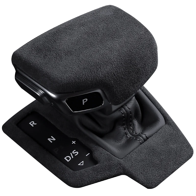 Ushilife Alcantara Car gear shifting knob lever cover and central control panel cover for Audi A4L A4 A5 S4 S5 RS4 RS5 Q5L SQ5