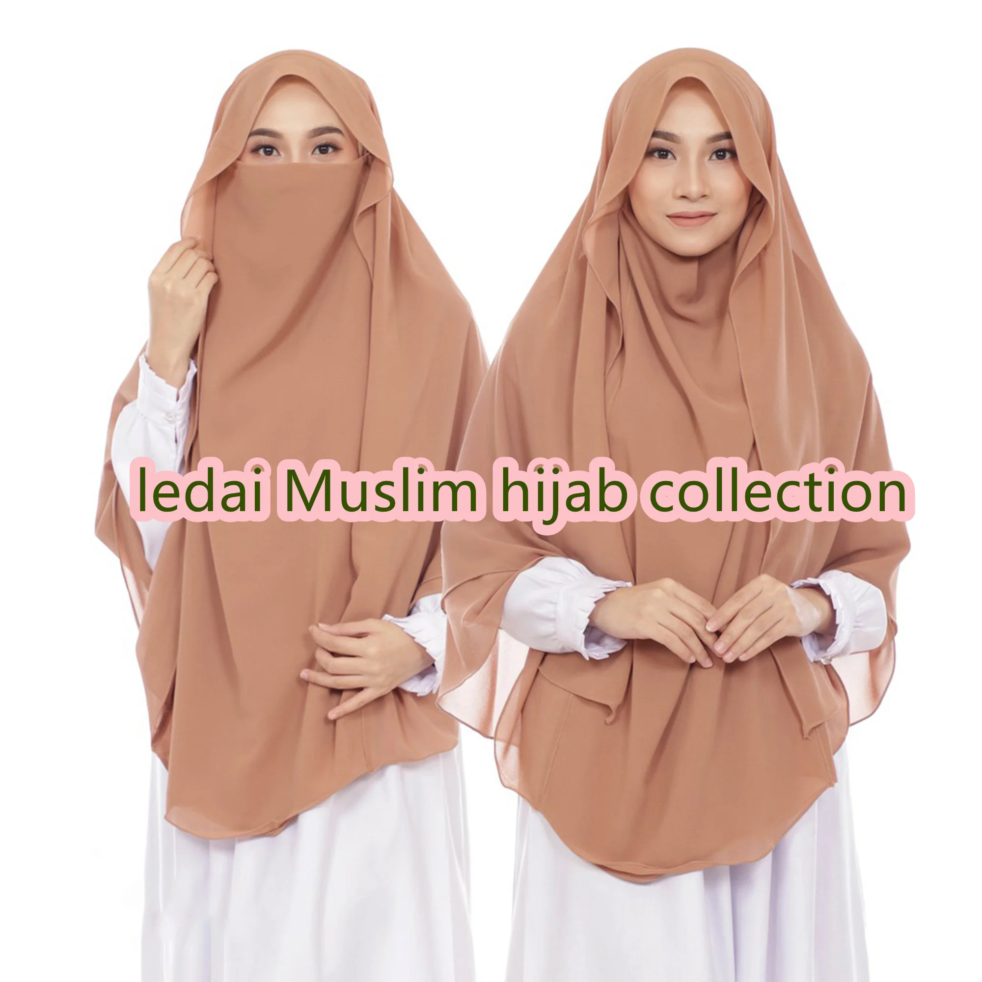 New Fashion instant chiffon hijab  niqab style ready to wear hijab Muslim lazy women veils