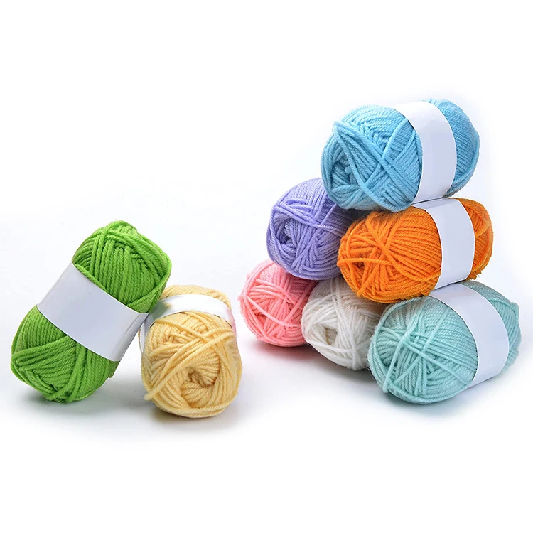  Cotton Baby Knitting Yarn Blend For