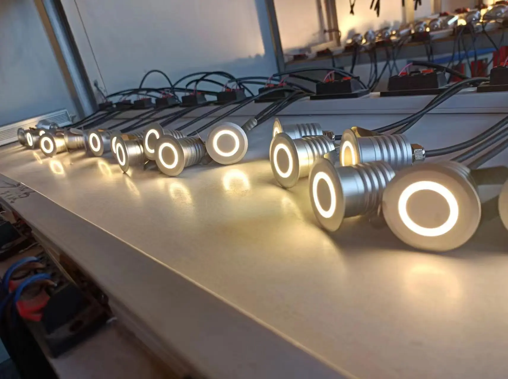 Recessed inground light IP67 Dia45mm 3W DC12-24V