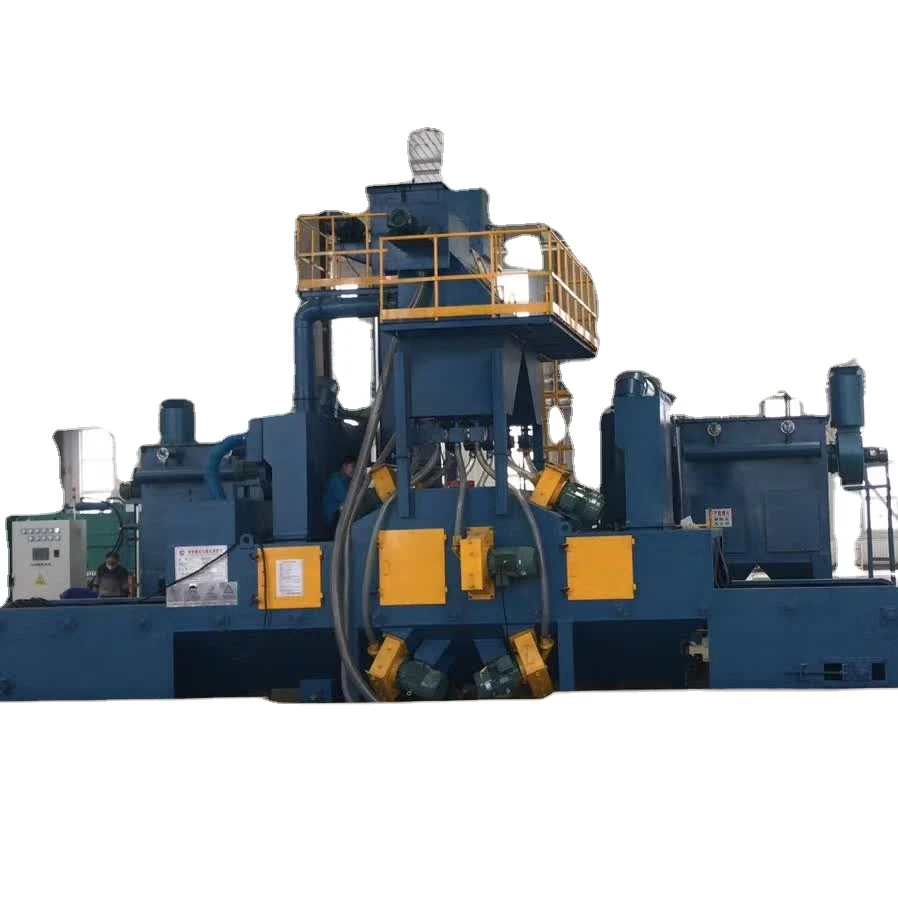 Roller Conveying Steel Wire Mesh belt Shot Blasting Machine