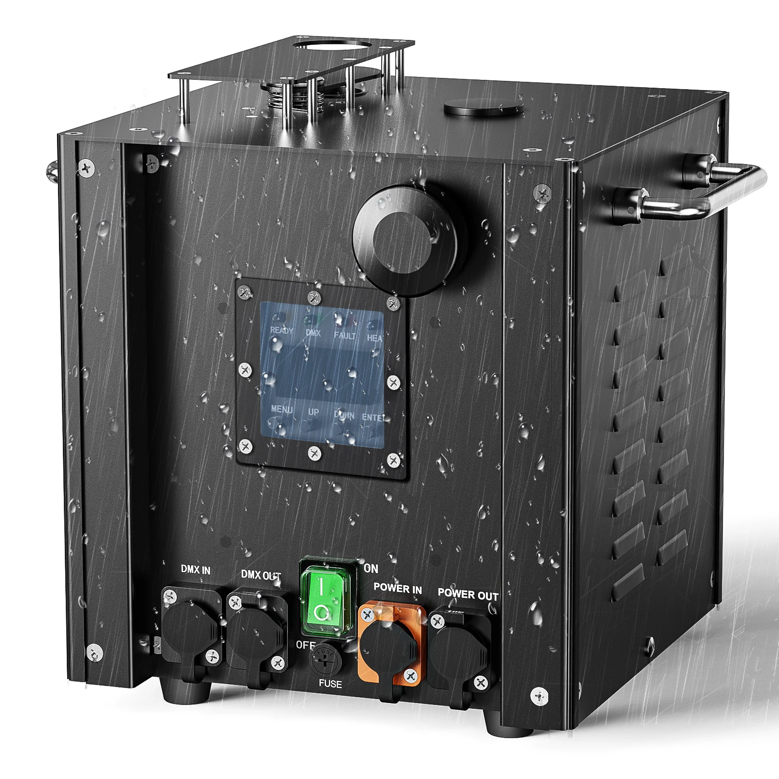 U`King 2pcs With Flight Case 700W Waterproof Cold Fountain Spark Machine For Wedding Dj Party Stage Sparkler Fireworks Machine