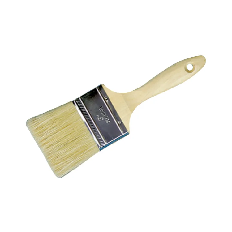 
Paint brush with wooden handle 