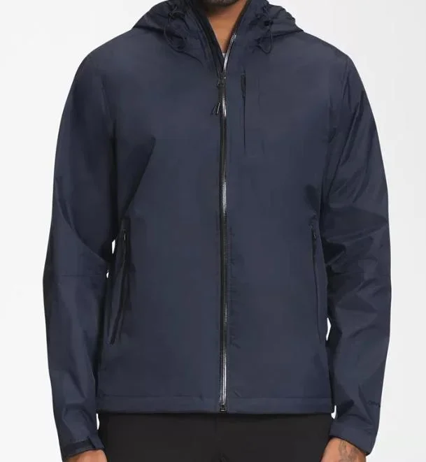 Outdoor Colourful Durable Water Repellent Men Jacket with Adjustable Cap