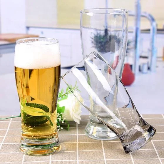 Customize Logo 20oz Pilsner Wheat Beer Glass Beer Glassware Cup Classic Craft Beer Glass for Men