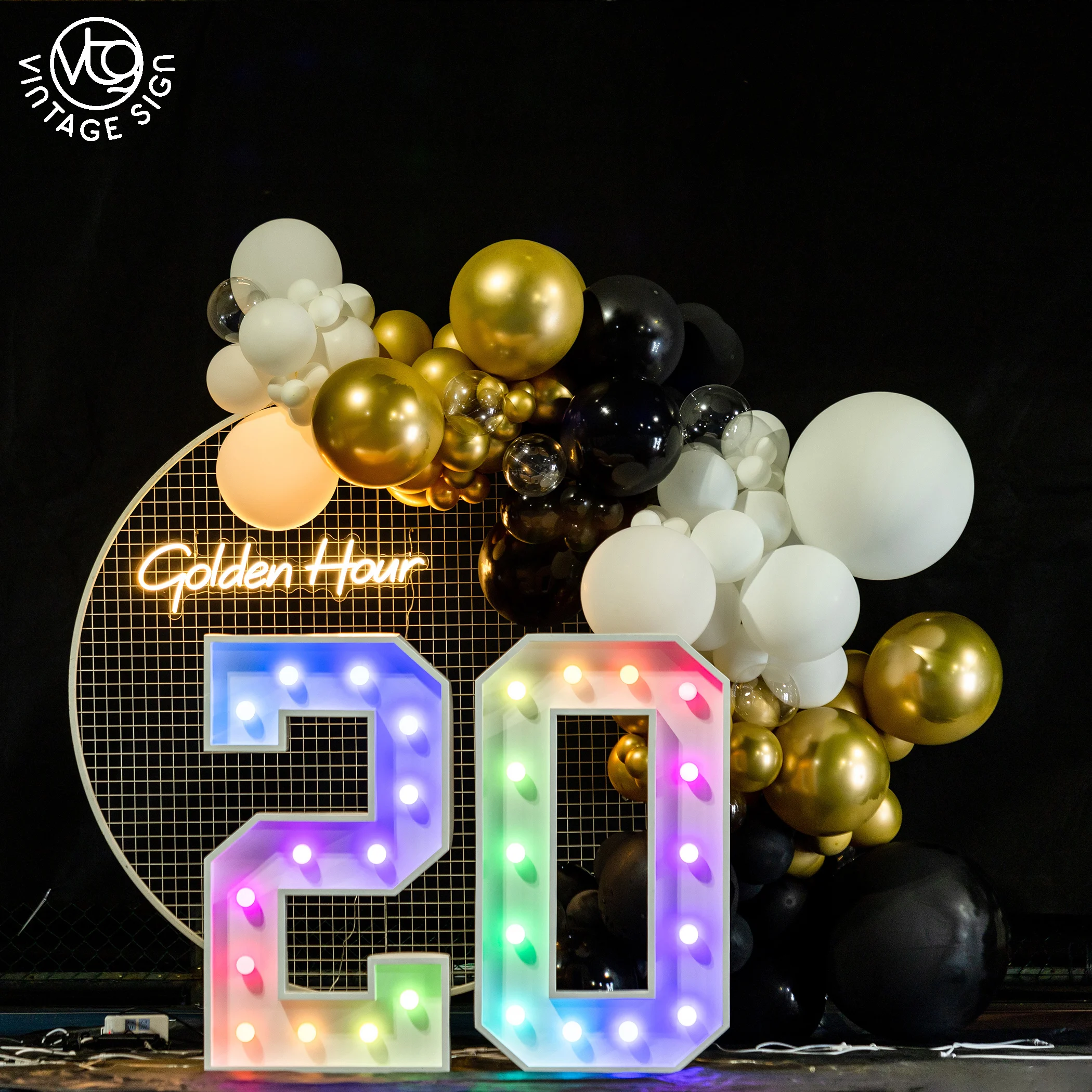 Led 3d Free Standing Letters  numbers  Marquee Letter For Party
