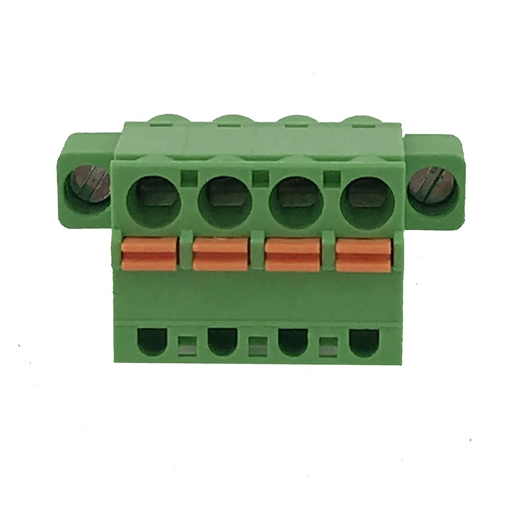 spring terminal block with push in botton XK2EDGKDM-5.08MM pitch push button contact block 4pin
