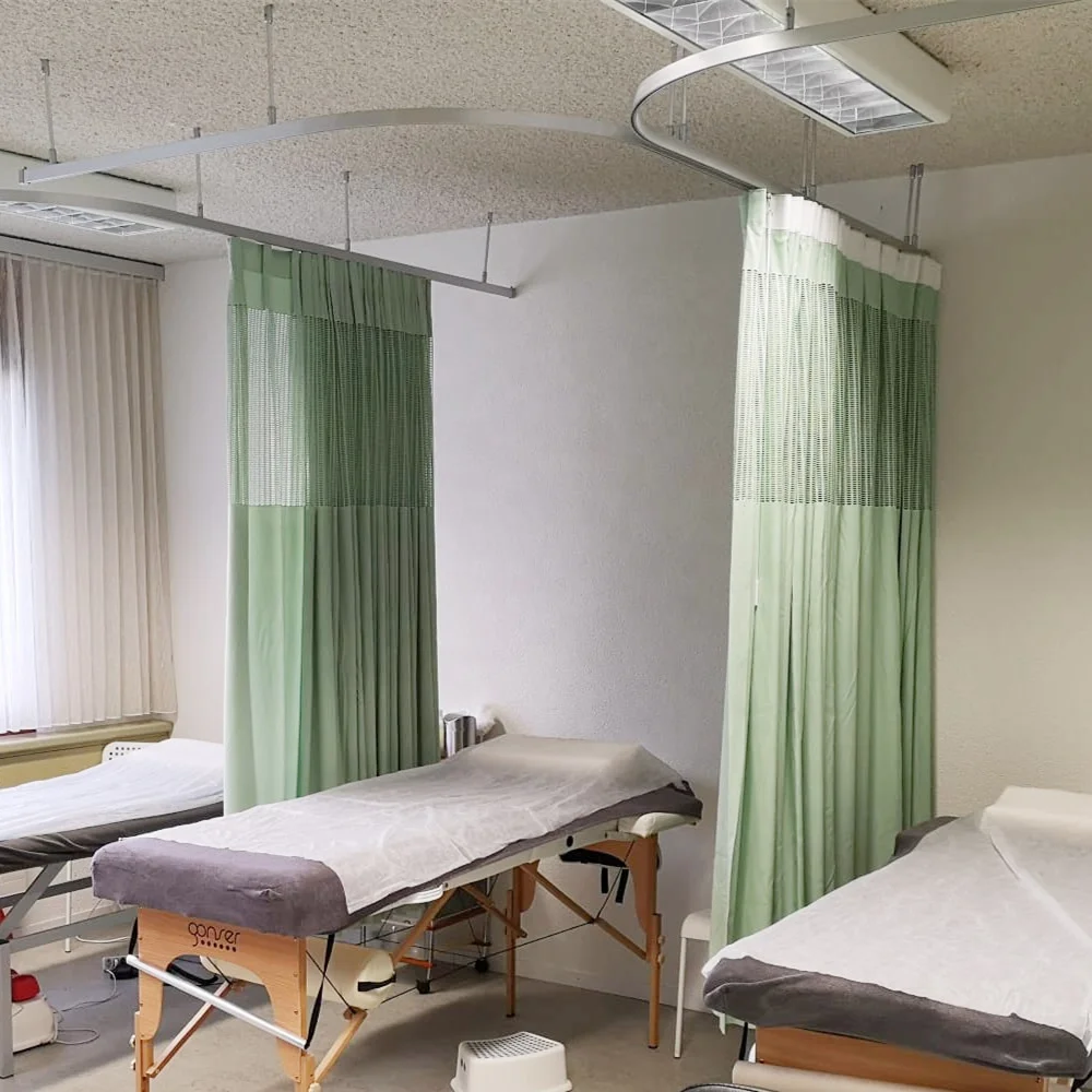 Thickened Flame Retardant Safety Medical Partition Hospital Cubical Curtain for Hospital