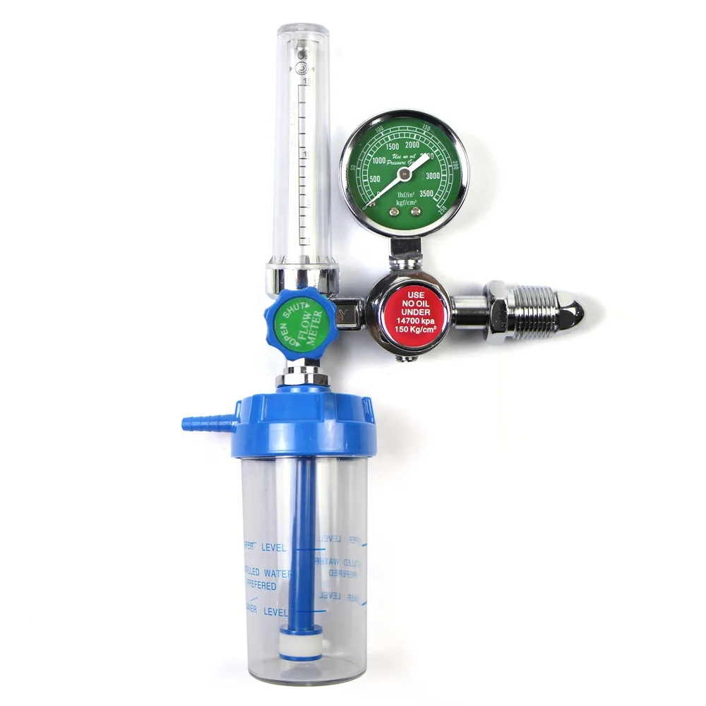 High Quality Hospital Medical Oxygen Cylinder Flowmeter Regulator