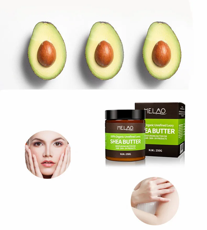 Chinese Wholesale Manufacturer Oil Extractor Stick Skin & Hair Care Bulk Organic Shea Butter 250g