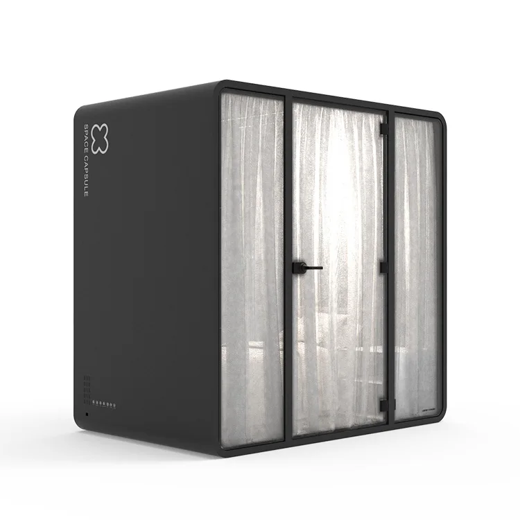 Multifunction Soundproof office phone booth portable acoustic meeting pod call booth vocal home backyard office pod sleeping pod