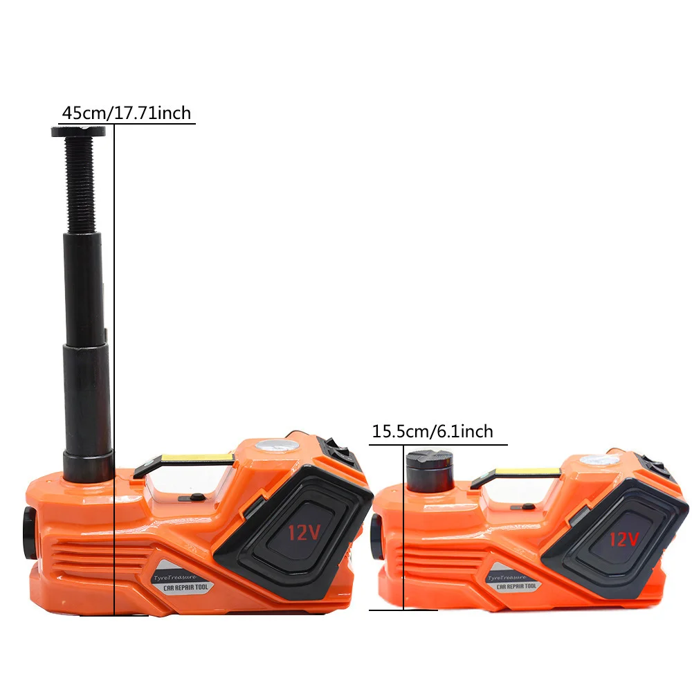 3 In 1 Portable Electric Car Hydraulic Floor Jack Car Jacks 12v Electric Jack 3ton With Air Pump And Electric Impact Wrench