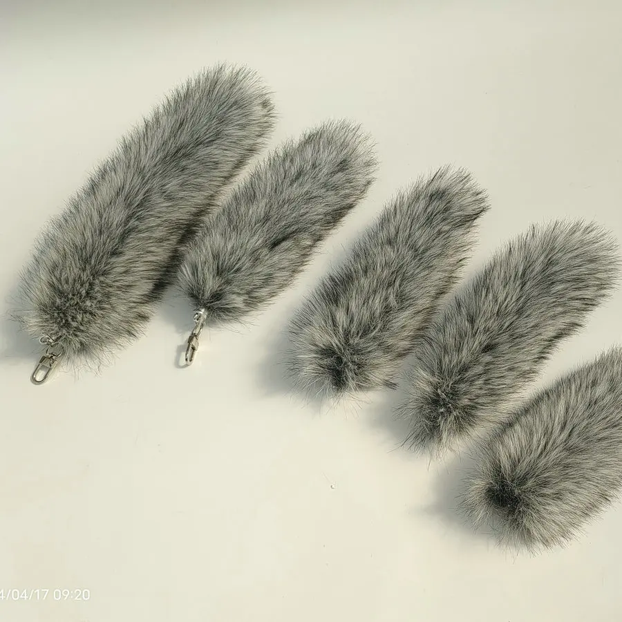 wholesale faux fur fox tail Japan anime plush  biggest fox tail fur
