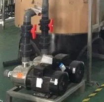 reverse osmosis water filter system with dosing pump for chemical liquid