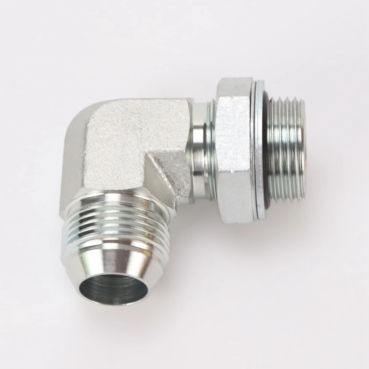 High Pressure Manufacturers supply NPT male thread nipple right Angle pipe sleeve Hydraulic elbow adapter