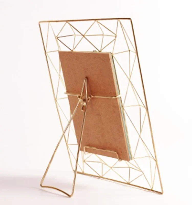 6 дюймовая металлическая рамка для фотографий с вырезами в скандинавском стиле