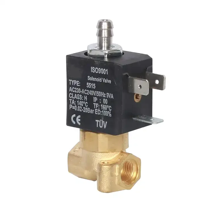 Good Quality Brass 3 ways  Solenoid Valve  12V, 24V, 110V, 220V  Air  Medium Solenoid Valve for automotive application