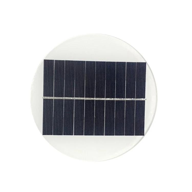 OEM Polysilicon Solar Panel Round Glass Laminated Solar Panel   In Battery