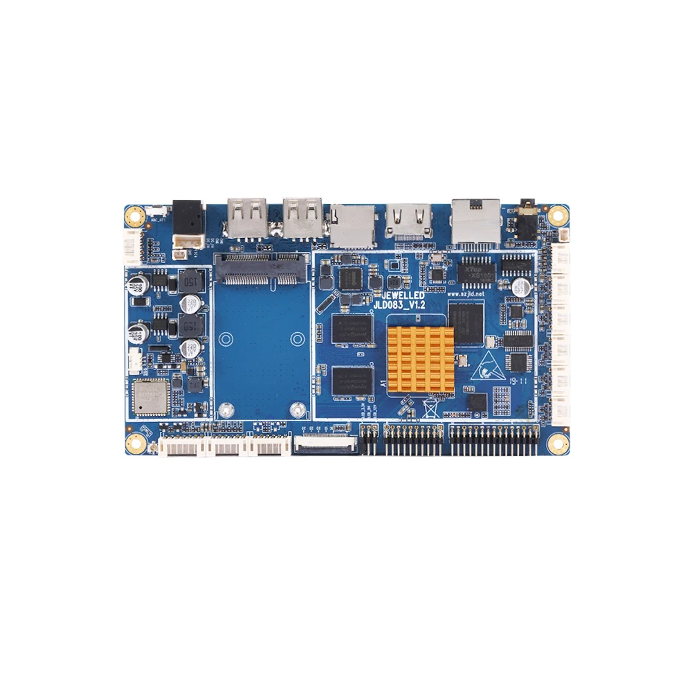 Octa Core Arm Based Motherboard Android 7.1/ 8.1 Kiosk Mainboard RK3368 with EDP LVDS 1920*1080 Control Board