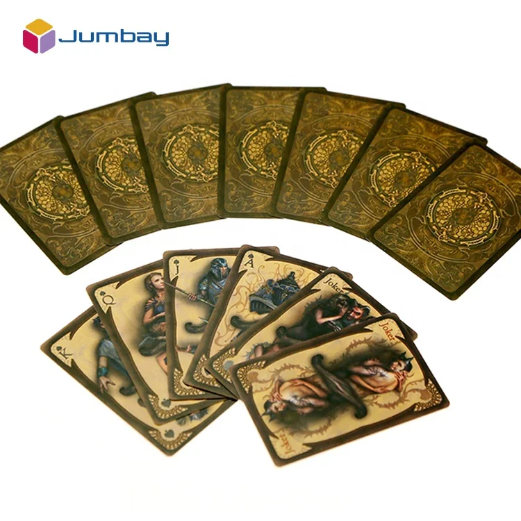 League of legends poker playing cards fun time customised advertising adult poker cards with good quality