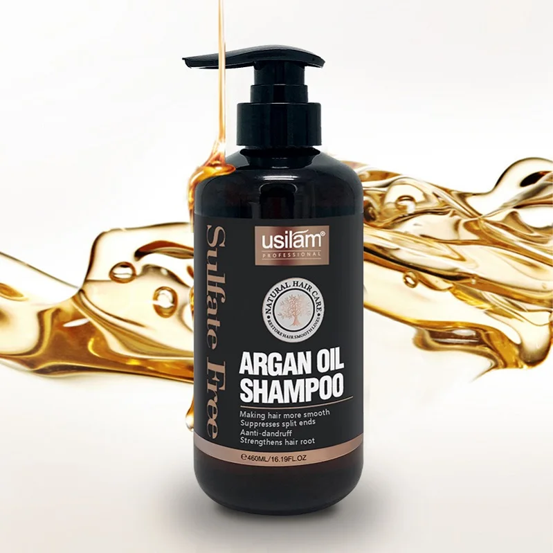 private label OEM luxury sulfate free Hair Natural Argan Oil sulfate-free  sulfate free shampoo