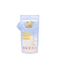 Wholesale Breast Milk Storage Bag Breast Milk Cooler Bag Stand up Pouch Accept with Zipper 100% BPA Free Storage Plastic Food PE