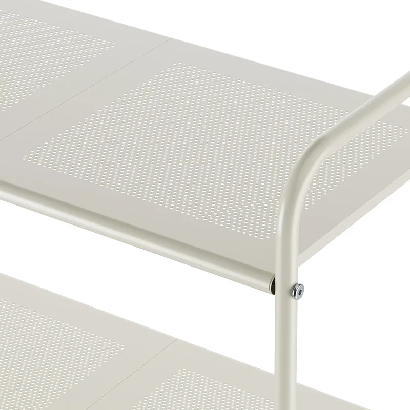 Bathroom Shelf Storage Trolley Cart Living Room Movable Storage Racks With Rotating Removable Nonwovens Storage Cube