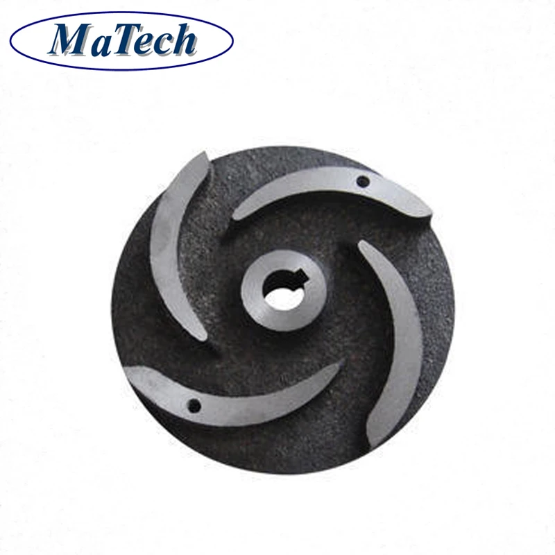 Metal Fabrication Precisely OEM Cast Iron Pump Impeller Casting
