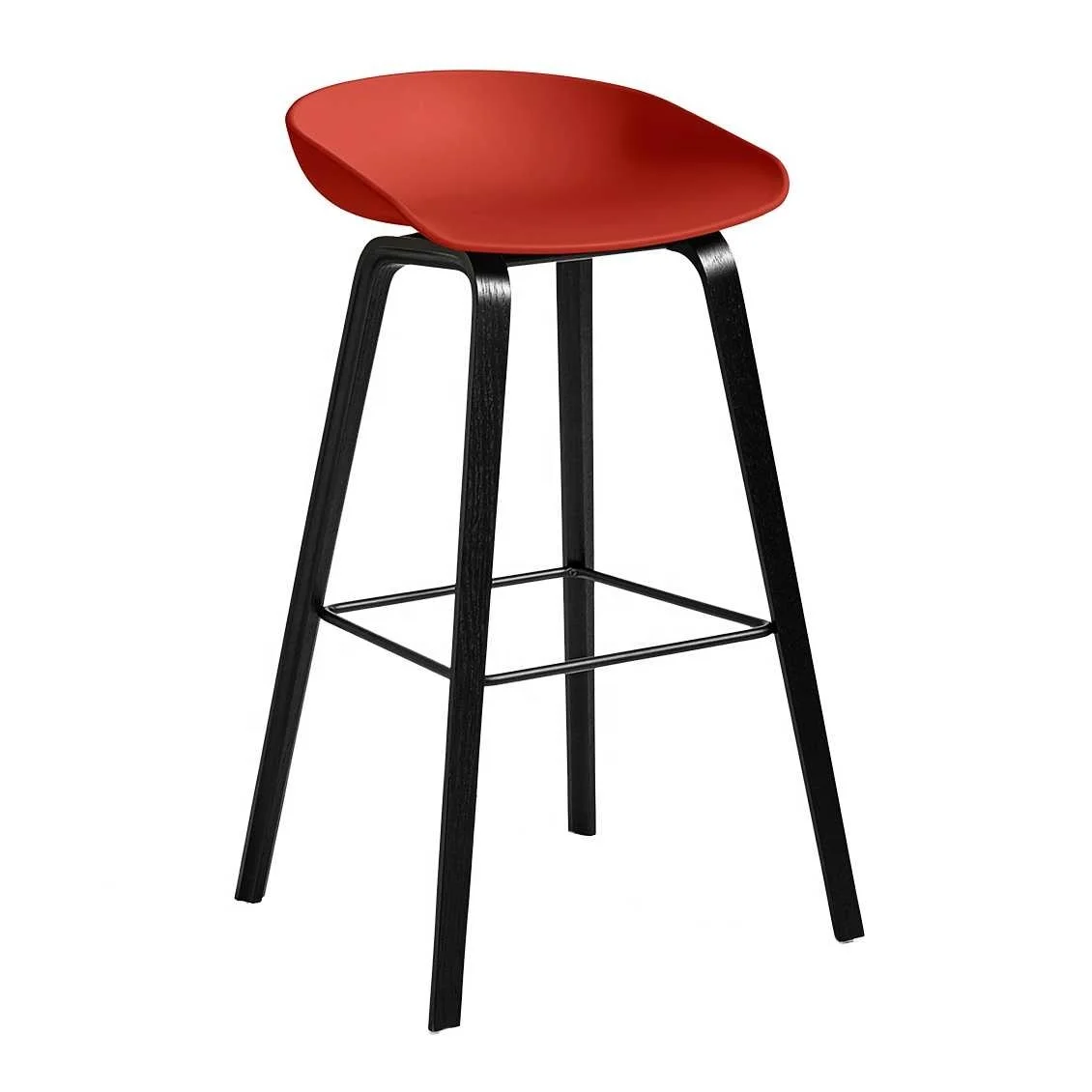 vintage industrial plastic seat metal legs chaises scandinave metal chairs bar stools