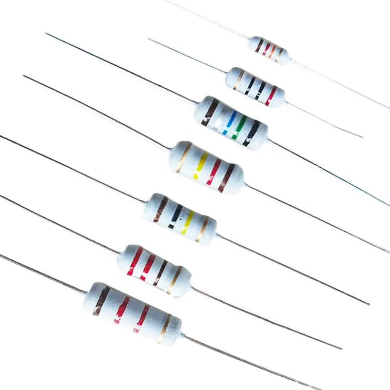 High quality MOF 1/8W 1/6W 1/4W 1/2W 1W 2W 3W 5W metal oxide film fixed resistance 0.33 ohm resistor