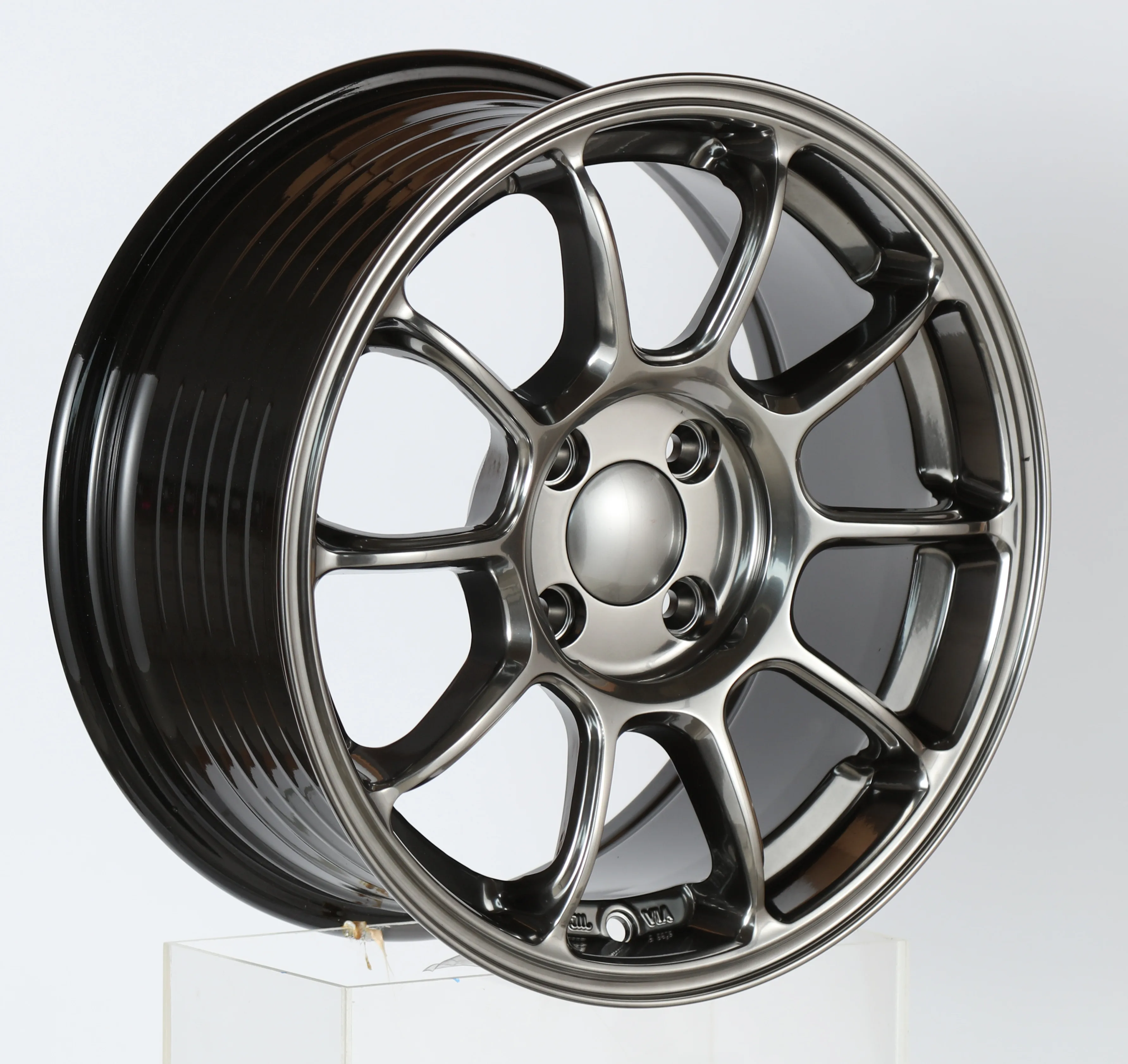 Manufacture Rota De Carro Aro Wholesale Aluminum Sport Rines Rin 100 4 Hole 15 Inch Passenger Car Alloy Wheel Rim Mag