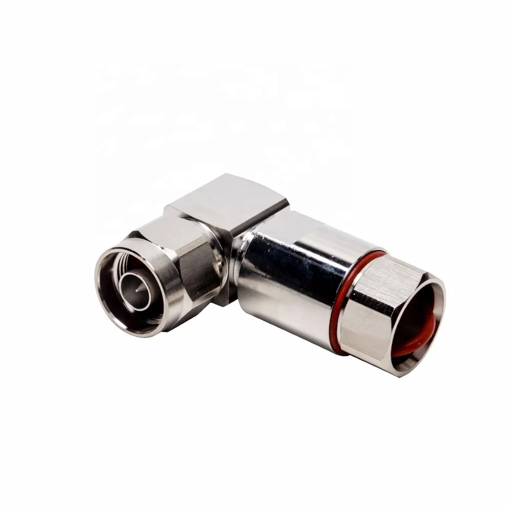 RF N Male Connector Right Angle Connector N-Male For 1/2 Coaxial Cable