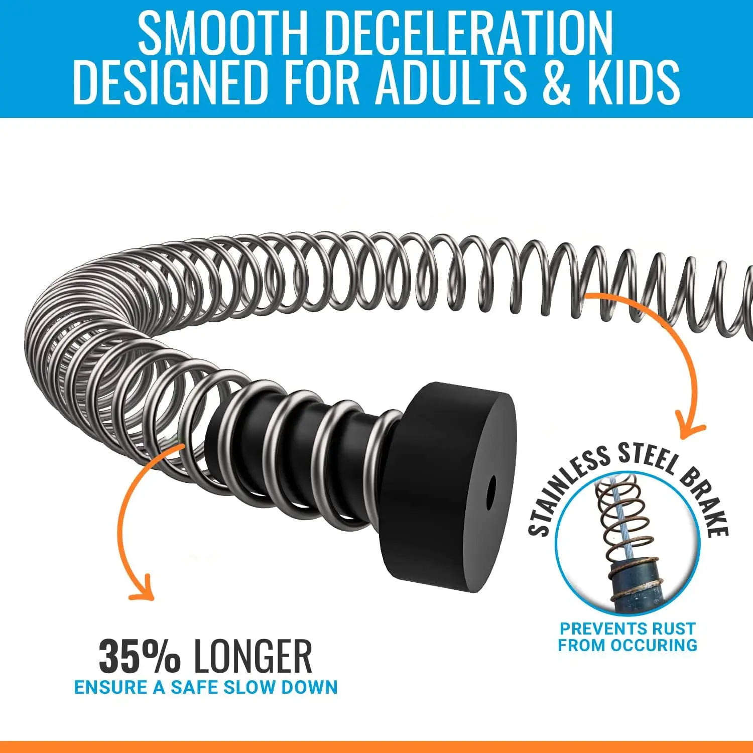 38-foot/49-foot/65-foot/100-foot zip line kit is suitable for children and adults weighing no more than 350 pounds-the latest de