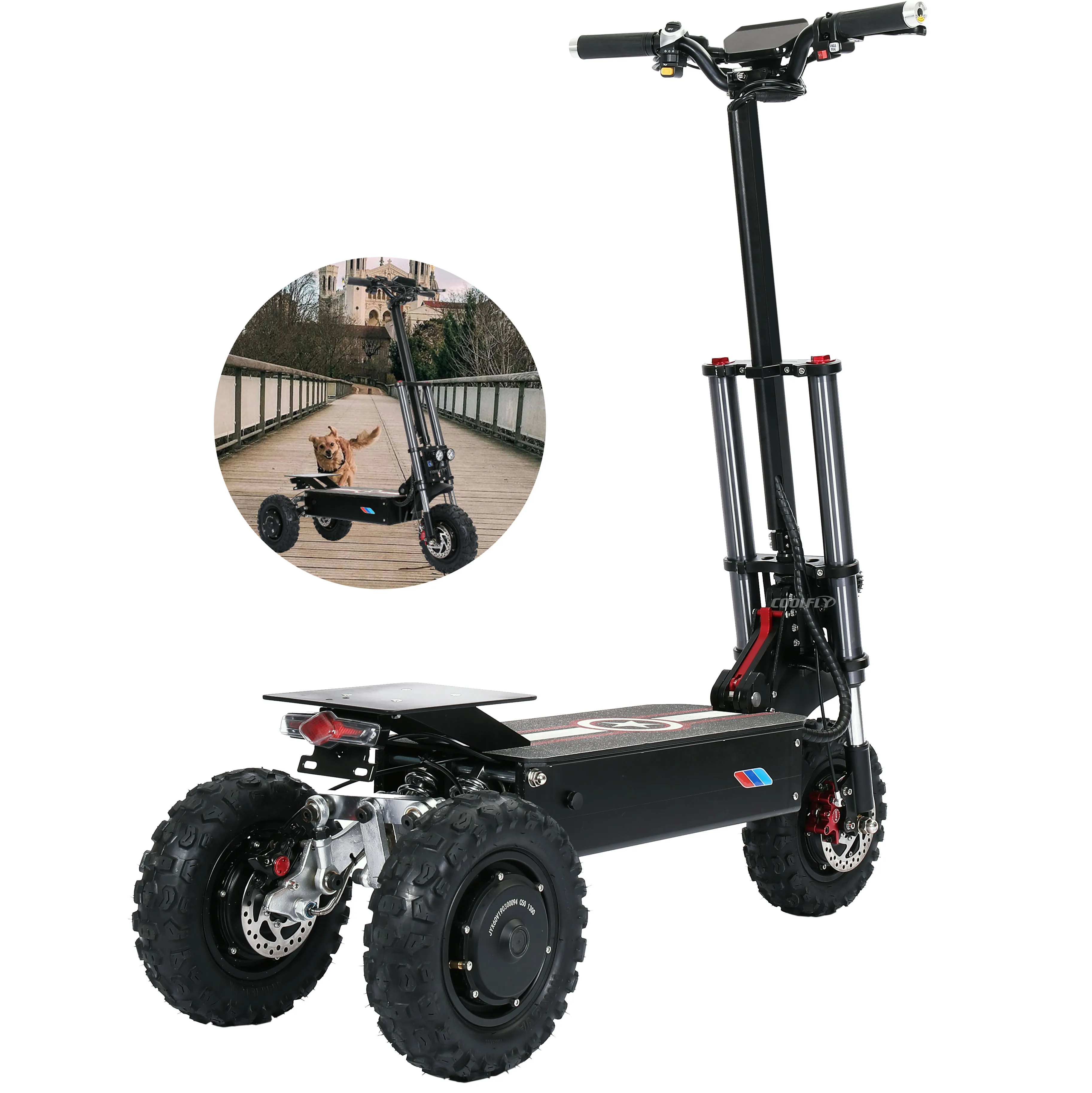Powerful three wheels 60v 30ah 5000w 3kw electric scooter 4kw off road fat tire with lithium electric scooter 55 mph for sale